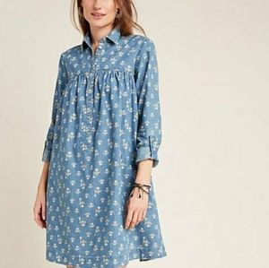 💙 NWTvAnthropologie Rochelle Shirt Dress 💙